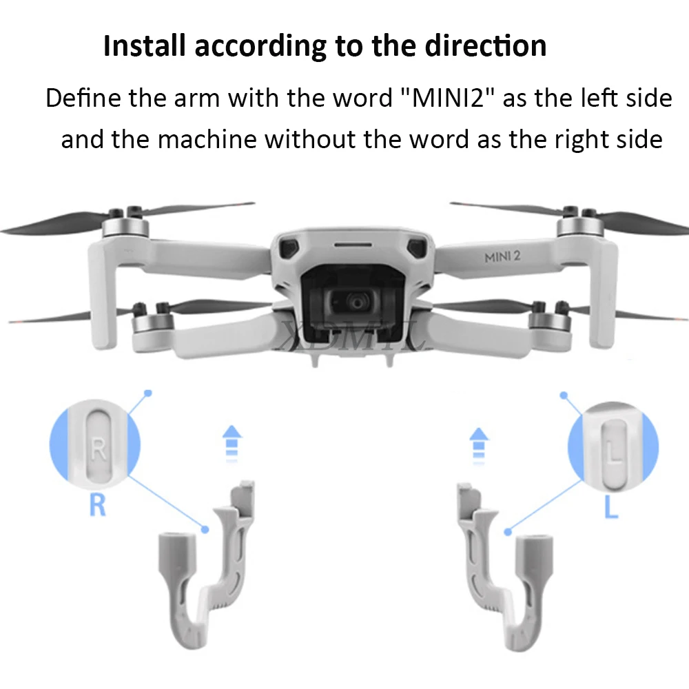 Description Picture 4 of itemHeight Increasing Landing Gear For DJI Mavic Mini 2/SE/2 SE/Mini 4K Extended Leg Protector Quick Release Feet Drone Accessories