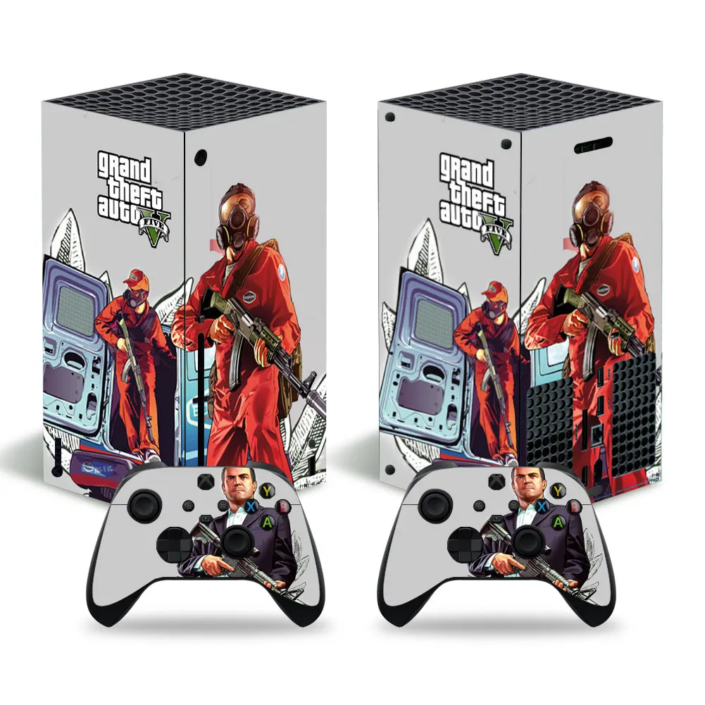 Cover Per Decalcomanie Adesiva In Pelle Stile Gta Per Console Xbox Series X E 2 Controller Xbox Series X Skin Sticker Viny