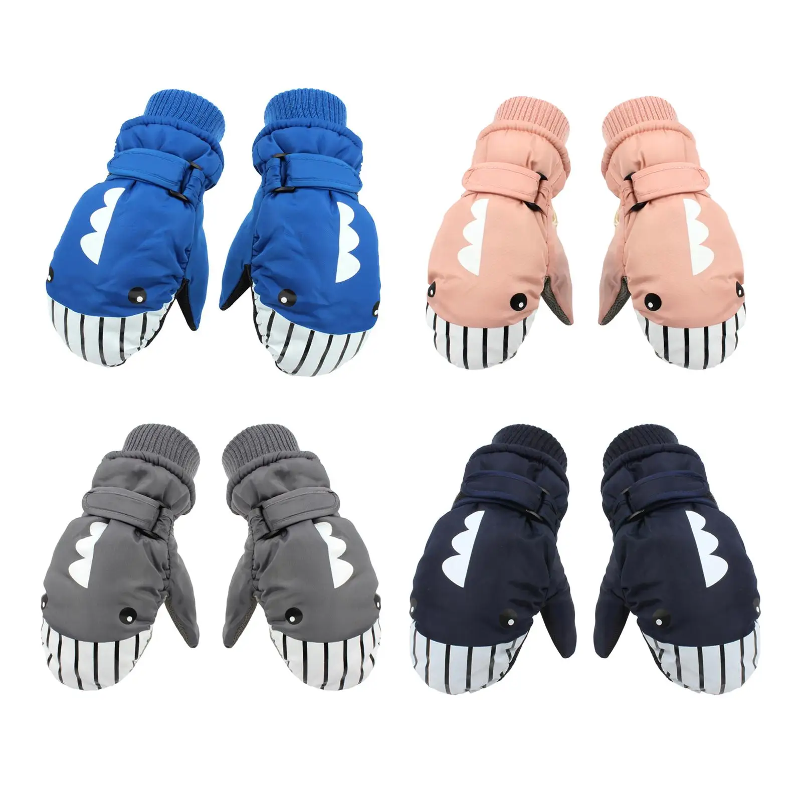 

Kids Winter Gloves Snow Ski Gloves, Warm Gloves Fleeced Lined, Windproof Warm Mittens Cycling Gloves for Snow Skating Cycling