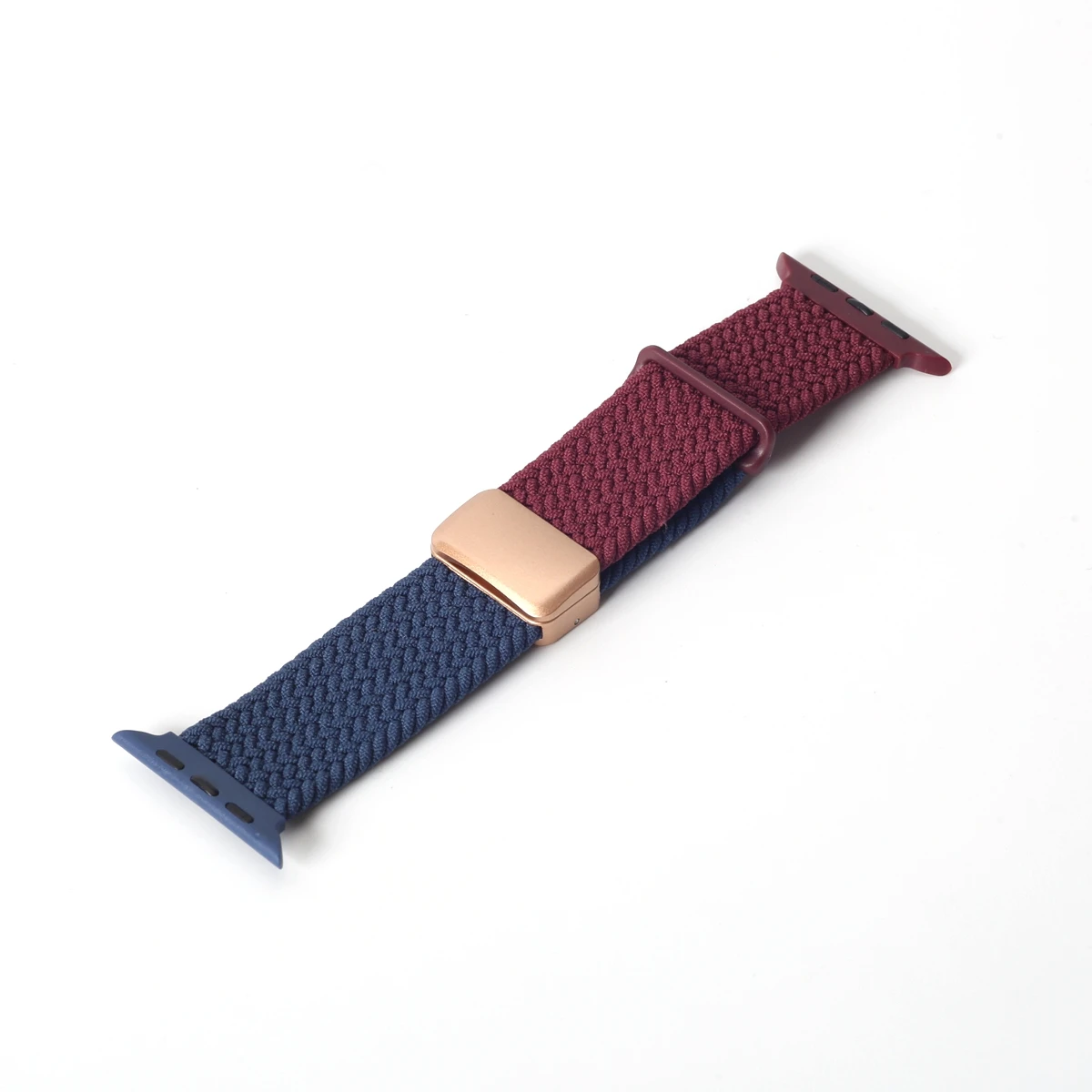 Stylish Two-Tone Braided Loop Magnetic Strap