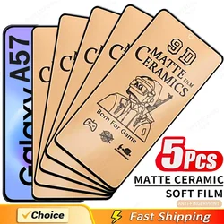 Matte Ceramic Screen Protector 5 - Pack - Flexible, Durable, Anti - Glare Protection - 5PCS (A17 5G)