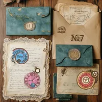 Vintage Gear Clock Clear Stamps Clock Time Silicone Clear Stamp Gear Wheel Transparent Stamps for DIY Scrapbooking and Cards 2