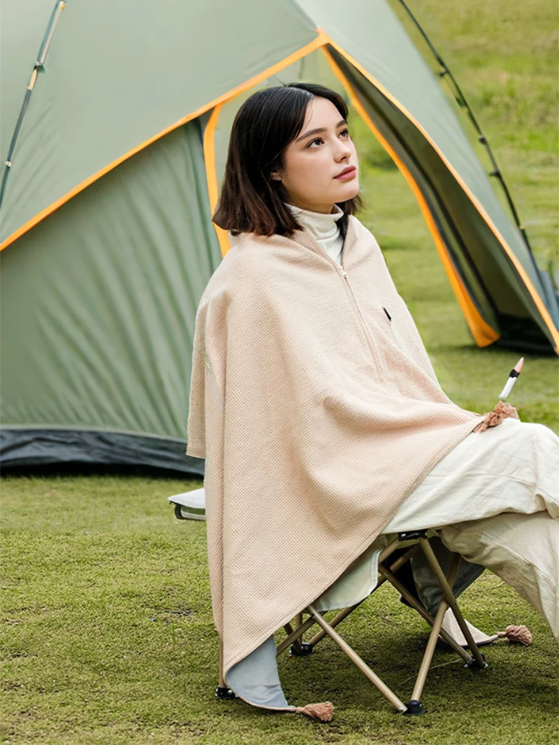 Lohascamping Home office camping heating mat USB charging heating shawl electric blanket washable Shawl Cover Carpet