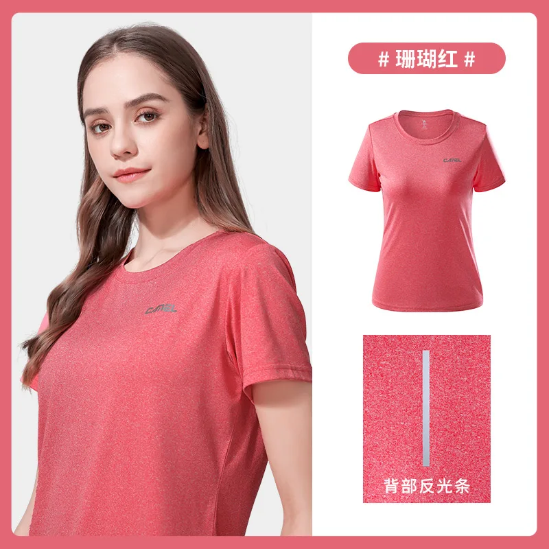 GOLDEN CAMEL Men's T-shirt Summer Quick-dry Short-sleeved Running Shirts Fitness Top Tactical Clothing