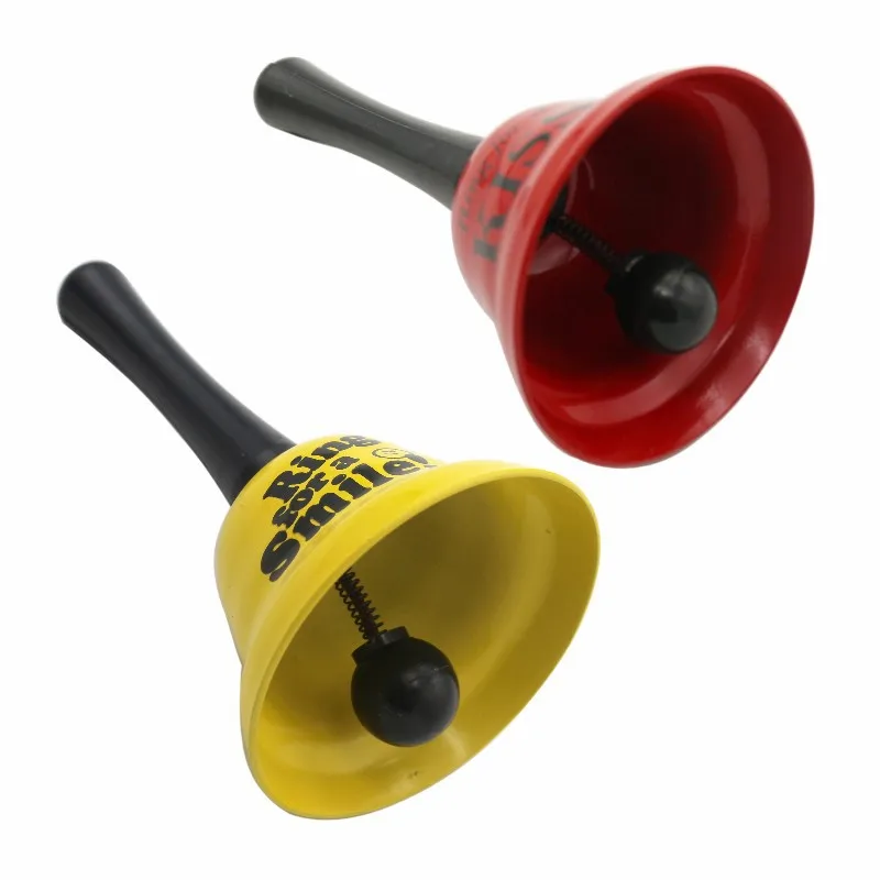 Handheld Red Funny Bell Ring Creative Manual Sex Kiss Hand Metal Bell Toy For Adult Valentine Party Bar Desktop Supplies