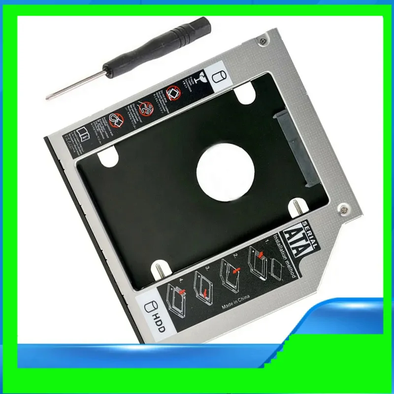 9.5Mm Sata 2Nd Ssd Hdd Caddy Per Acer Aspire E15 E5-575G E14 E5-411G E5-771G E5-574 E5-574G E5-774G Hard Disk Drive