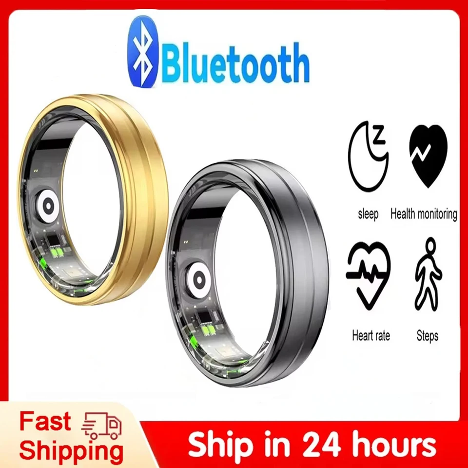 Anello Smart Ricaricabile - Monitoraggio Sonno E Salute, Impermeabile IPX68, Per Uomini E Donne - Foto 5