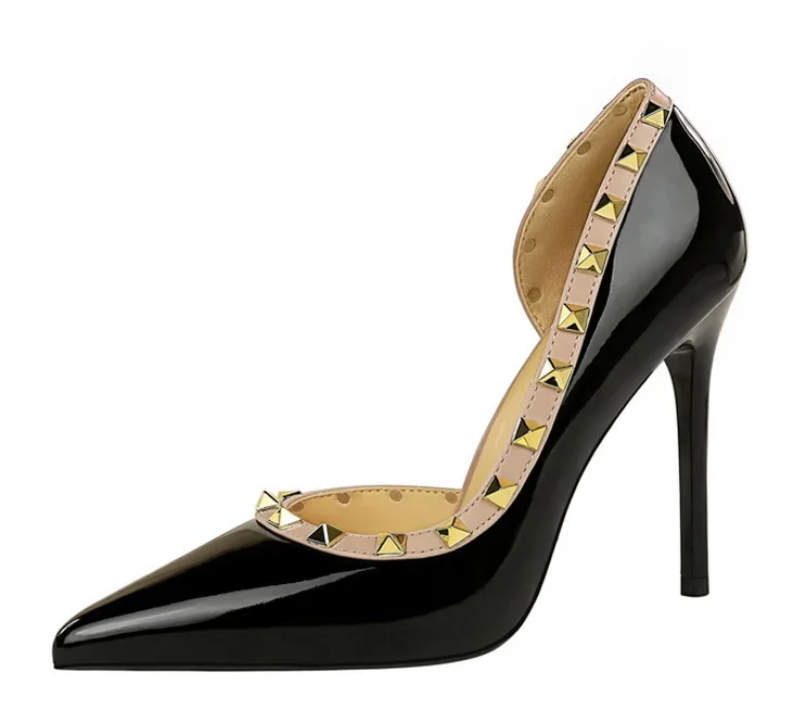 2025 Nuovo Sexy Nero Sottile Tacchi Alti 10.5 Centimetri Scarpe da Donna