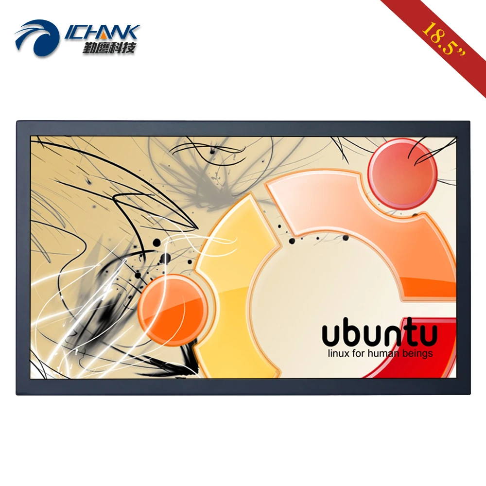 15,6-дюймовый монитор для ПК с широкоформатным HDMI дисплеем 1920x108 0, с поддержкой Linux Ubuntu Raspbian Debian OS ZB185TC-972L