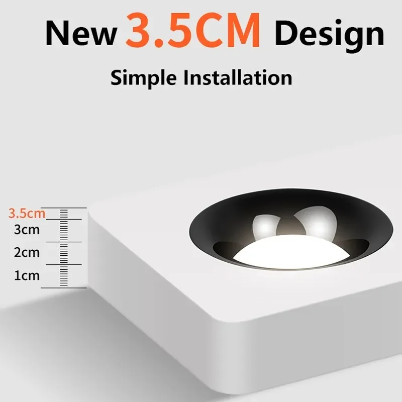 New LED Downlights Ultrathin square Spot Light Led Ceiling lamp Living Room Bedroom Kitchen Lighting Fixture for Room Home Decor