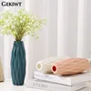 Diamond Pattern Plastic Smooth Vase Plants Basket Nordic Wedding Decorative Dining Durable for Living Room Bedroom Home Decora 3