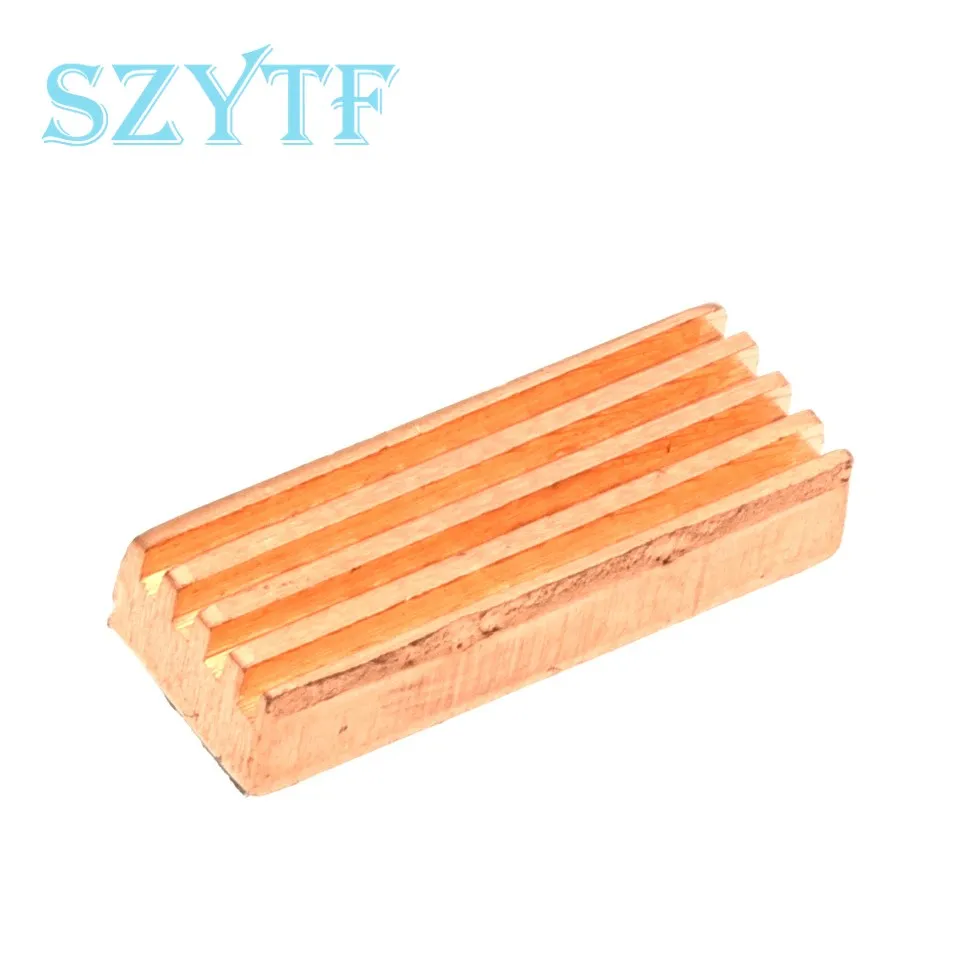 

1pcs 22*8*5mm memory copper heat sink for computer chip router notebook