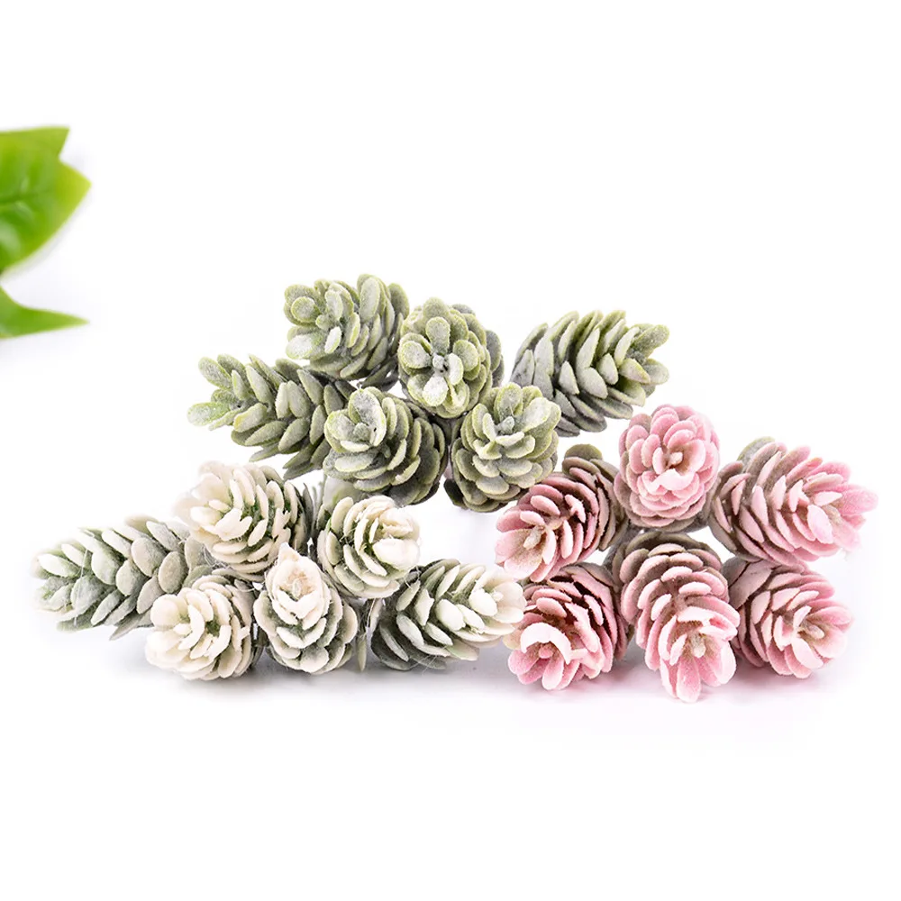 Description Picture 6 of itemMini Artificial Pine Cone Plant, Fake Flower, Pineapple Grass, Handmade, DIY Scrapbook, Wreath, Decoration, 6Pcs