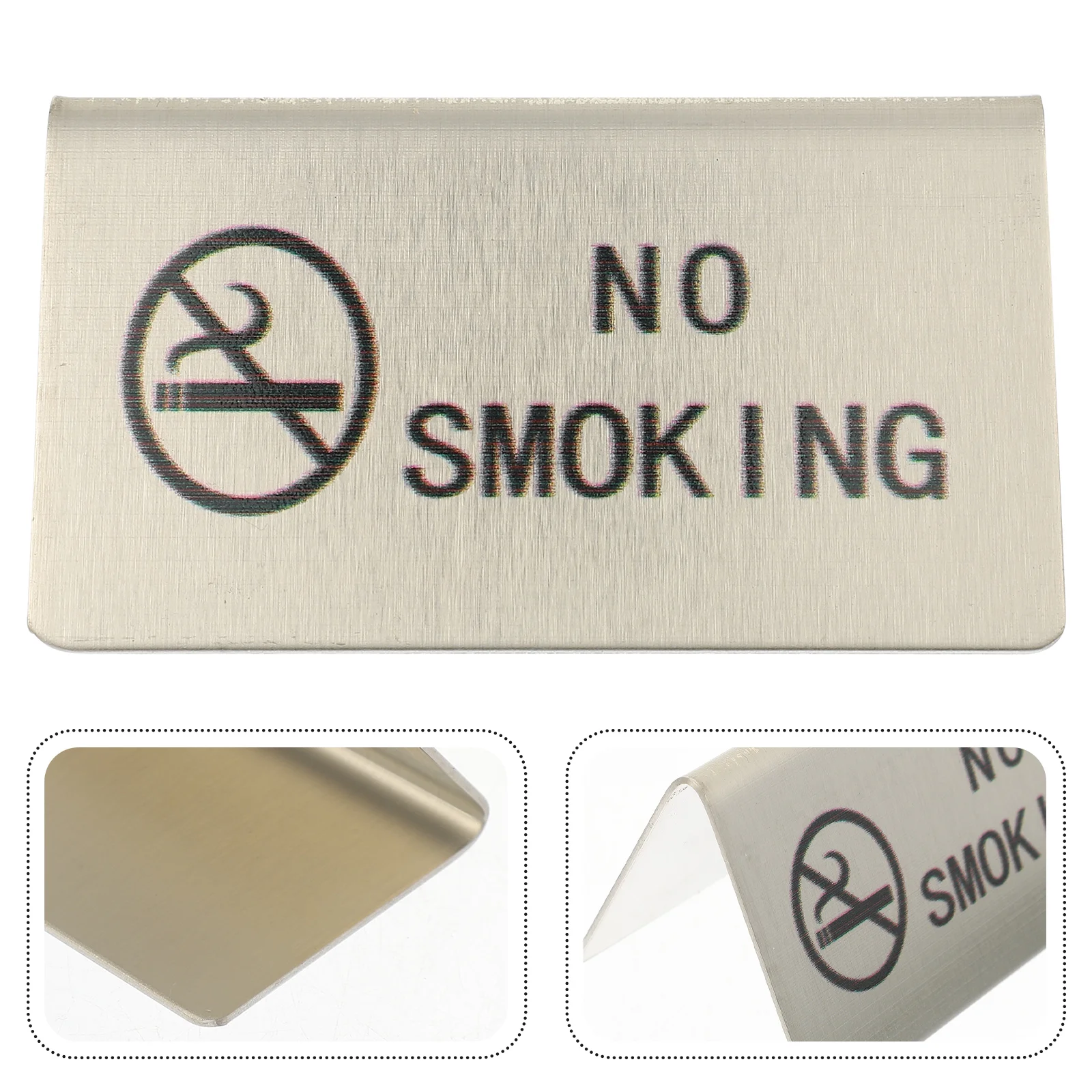 

Reserved Table Signs No Area Smoking Tabletop Cards Indicator Stainless Steel Stop