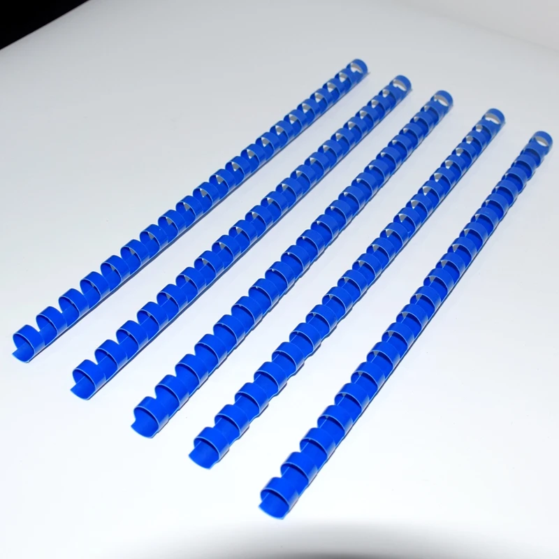 ReadStar A4 PVC Blue Binding Aprons 21 Loops 6-51mm (20-450 sheets) Plastic Comb Binding Rings 10PCS/LOT