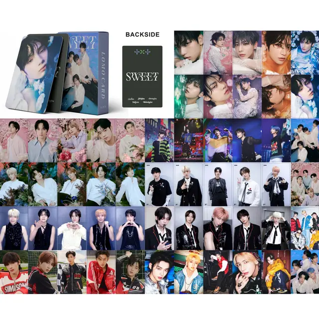 55Pcs 2023 Kpop Photocards Txt Sweet Temptation Freeze Album Lomo Card Beomgyu Soobin Yeonjun Taehyun Lomocards Kiegészítők - Image 2