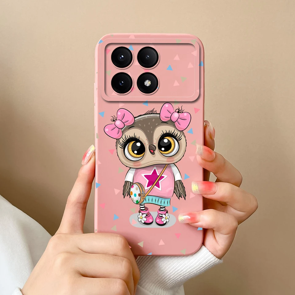 Lovely Cat Liquid Back Cover Case Coque