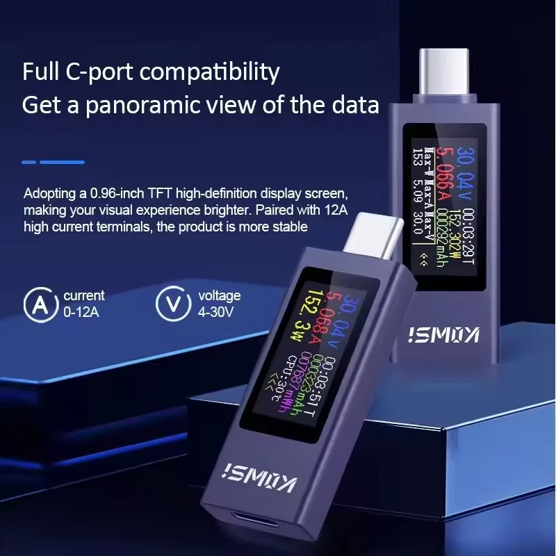 Advanced Current and Voltage Monitor with Fast Charging and Power Off Storage Capability