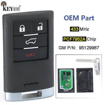 Keyforkess 433MHz PCF7952A Chip GM P/N: 95129967 parti OEM Smart Remote Key Fob 4 pulsanti per Chevrolet Holden Captiva 2015-2018