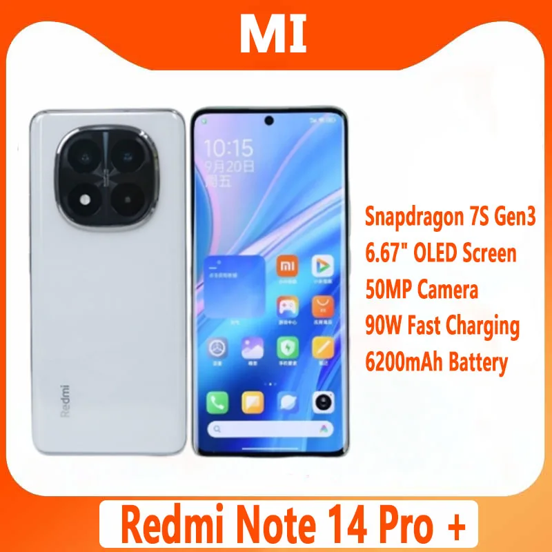 Redmi Note 14 Pro+（12GB + 256GB） 5G 中国版 Xiaomi Redmi Note 14 Pro+(中国版) 海外 SIMフリースマホ