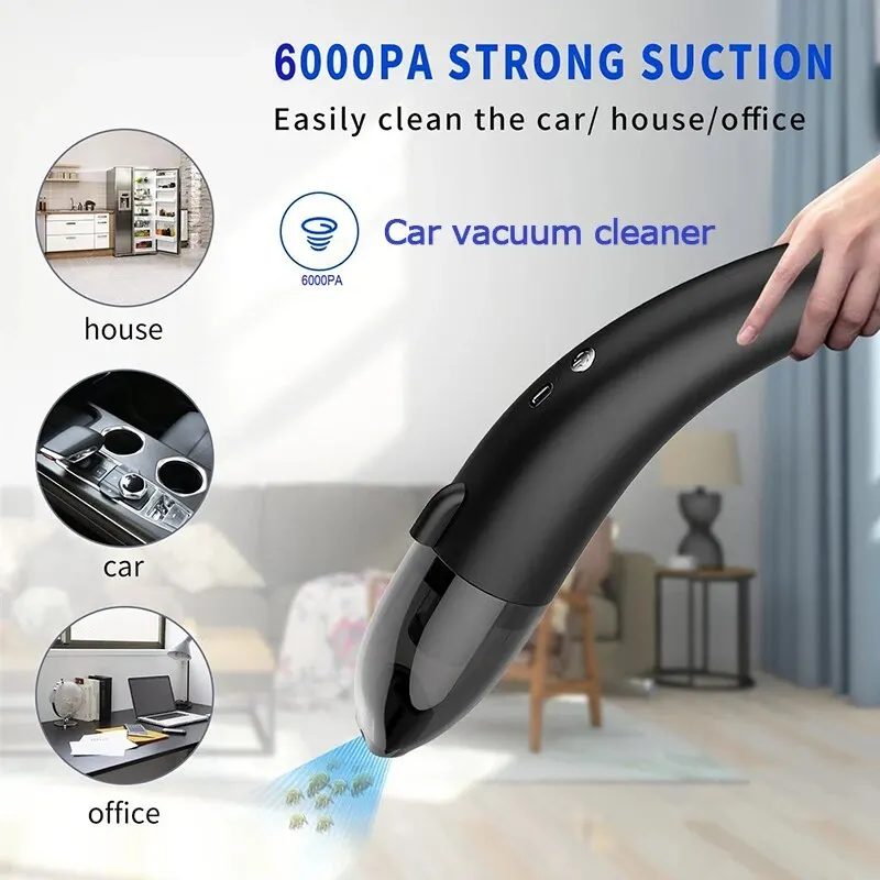 CarVacuumCleanerHandheldSmallPortableWirelessMiniVacuumCleaner