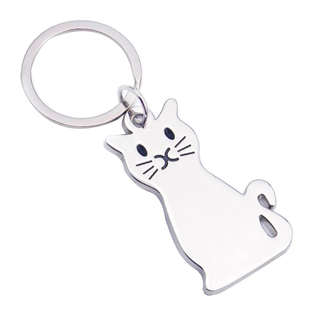 Cat Keychain Cute Key Ring for Women Kitten Lucky Cat Key Chain Key