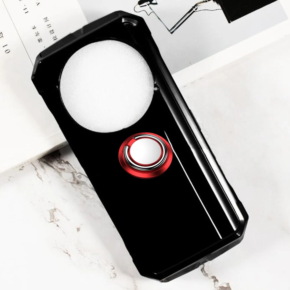Enhanced Back Ring Holder Phone Cover - TPU Soft Silicone Case for 6.58 Devices (2023 Edition)