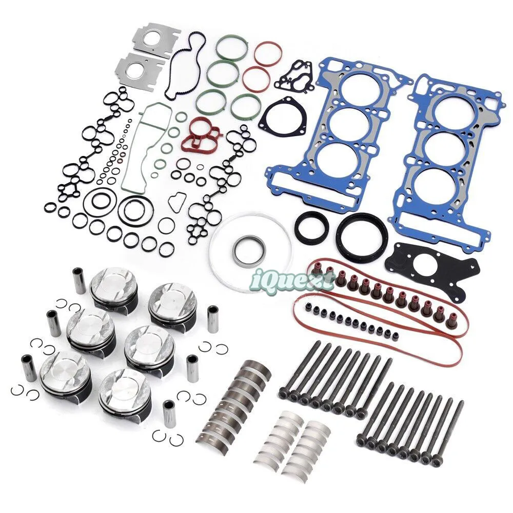 Kit Pistoni Revisione Revisione Revisione Motore Per Porsche Audi A6 S4 S5 B9 Ea839 3.0 Tfsi