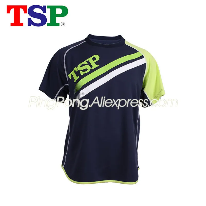 TSP Table Tennis T-shirts for Men / Women 83502 Ping Pong Jerseys Cloth Sportswear Training T-Shirts