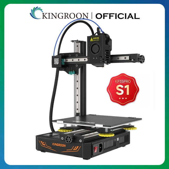 Kingroon-高速3Dプリンター,3D印刷機,デュアルレール,高精度,diy fdm,新しいアップグレード,kp3s pro s1,2023