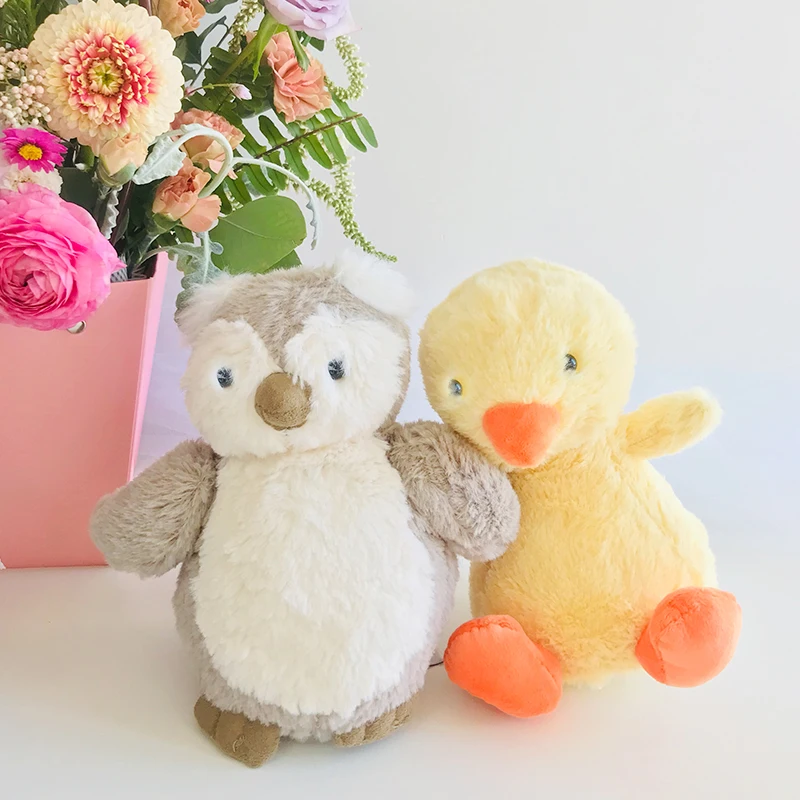 

Soft Penguin Elephant Duck Owl Pig Cartoon Stuffed Animals Celebration Decoration Birthday Christmas Gifts Baby Appease Toy Doll