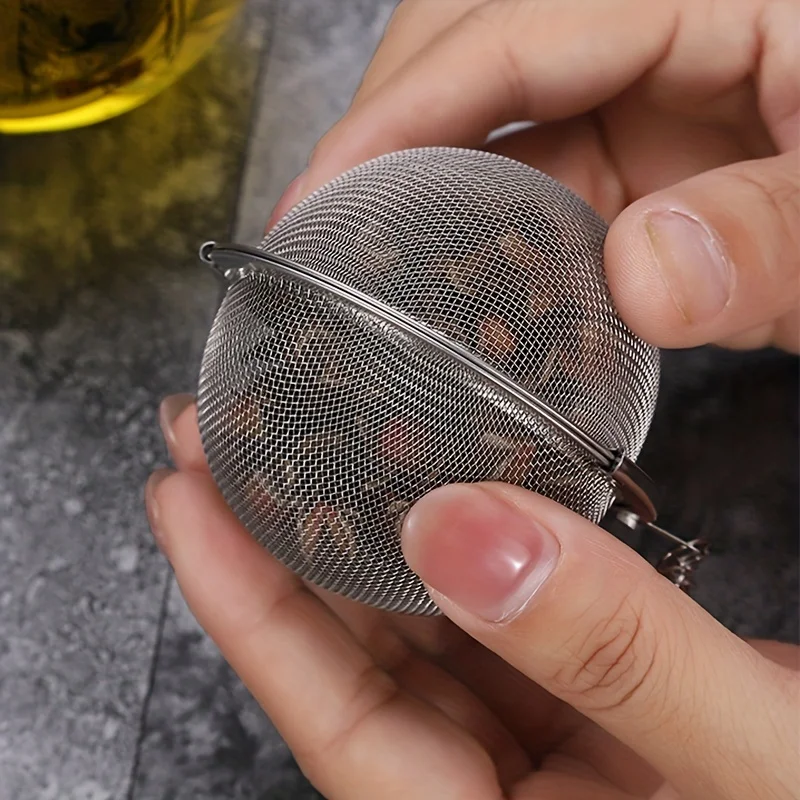 Mesh Seasoning Ball Spice Ball Metal Tea Bag Tea Strainer Steeper Mesh Infuser Premium Filter cooking strainers