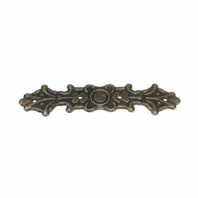 20Pcs Vintage Iron Decorative Flower Piece Wooden Box Gift Box Cover Edge Piece Strip Corner 70x20mm