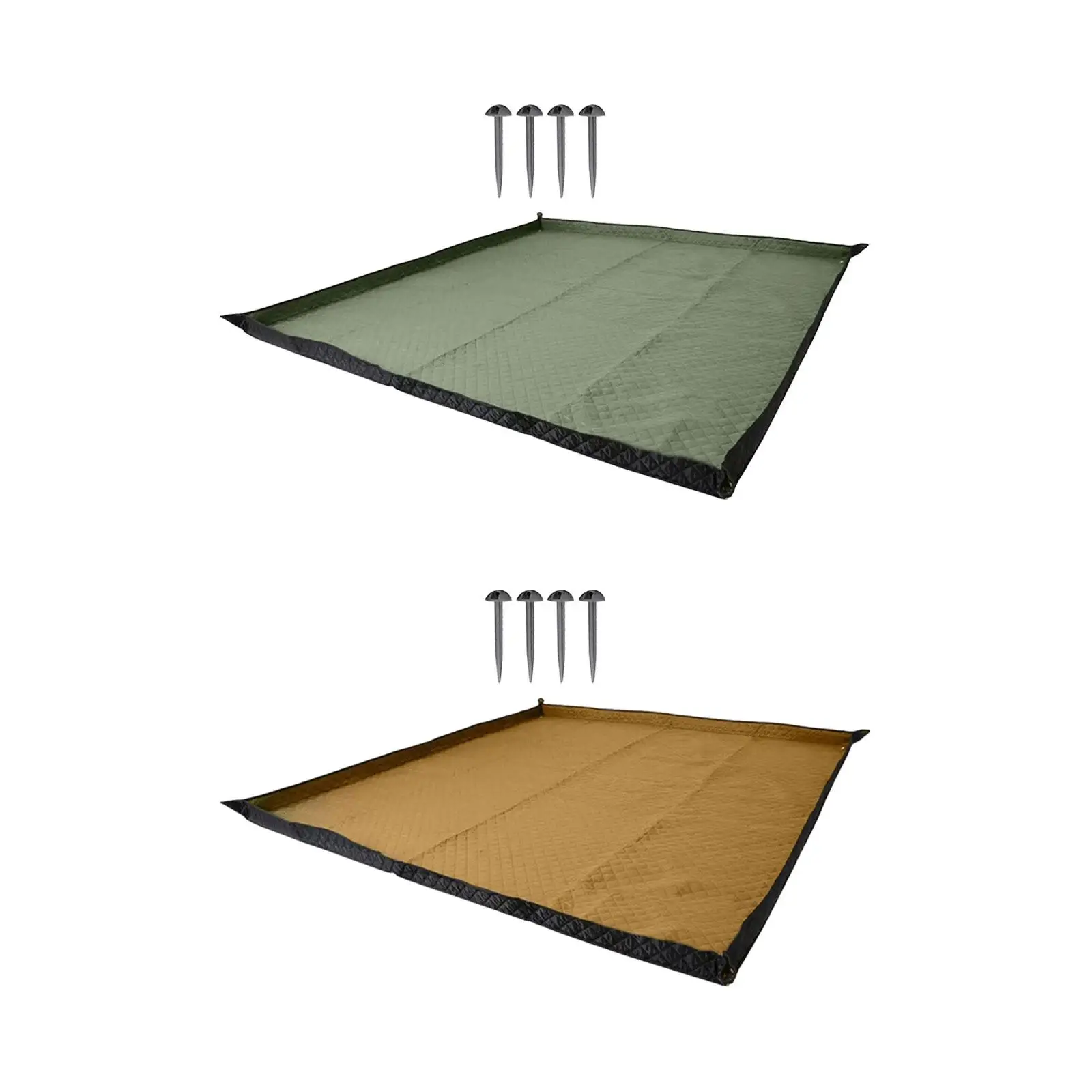 

Picnic Blanket Rug 78.7"x78.7" Grass Park Blanket Beach Mat Folding Camping Blanket for Hiking Travel Outdoor Party Backpacking