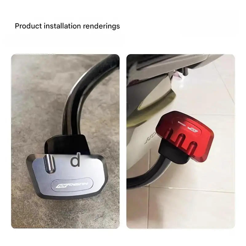 SYM ADX 125 ADV 150 오토바이 센터 스탠드 보조 액세서리용 개조형 메인 스탠드 패드 확장기 미끄럼 방지 풋 페달