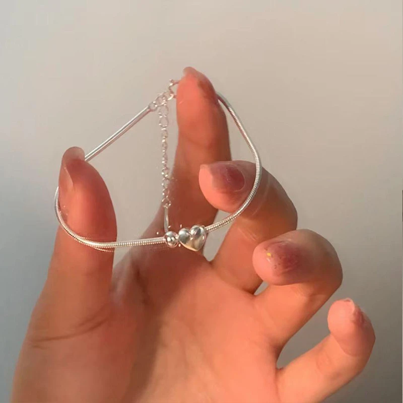 الكورية حساسة القلب الخرز لامعة الزركون قطرة الماء...