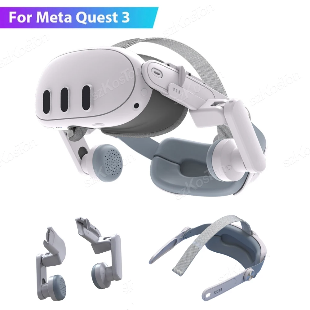 

Регулируемый ремешок для головы для Meta Quest 3 Upgrade Elite, сменный ремешок, улучшенная поддержка, наушники для Meta Quest 3, аксессуары