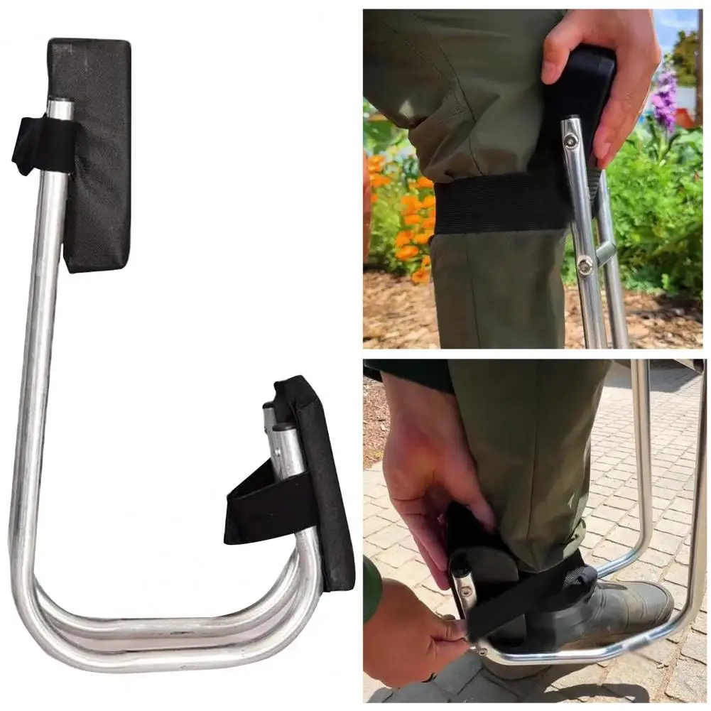 Ergonomic Knee Protection Seat Heavy Duty Gardening Knee Seat with Thickened Kneeling Pad Ankle Support for Men for