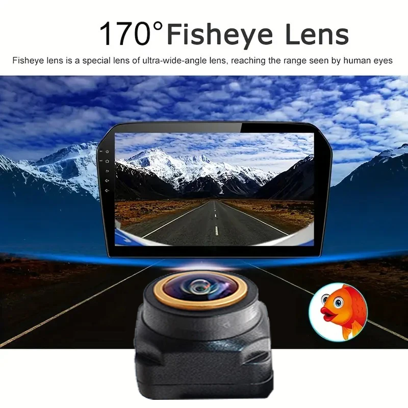 Description Picture 5 of itemDynamic Trajectory Wide Angle Reverse Car Backup Camera - 170° Fisheye Lens, Full Color Night Vision, Reverse Parking Guide Line