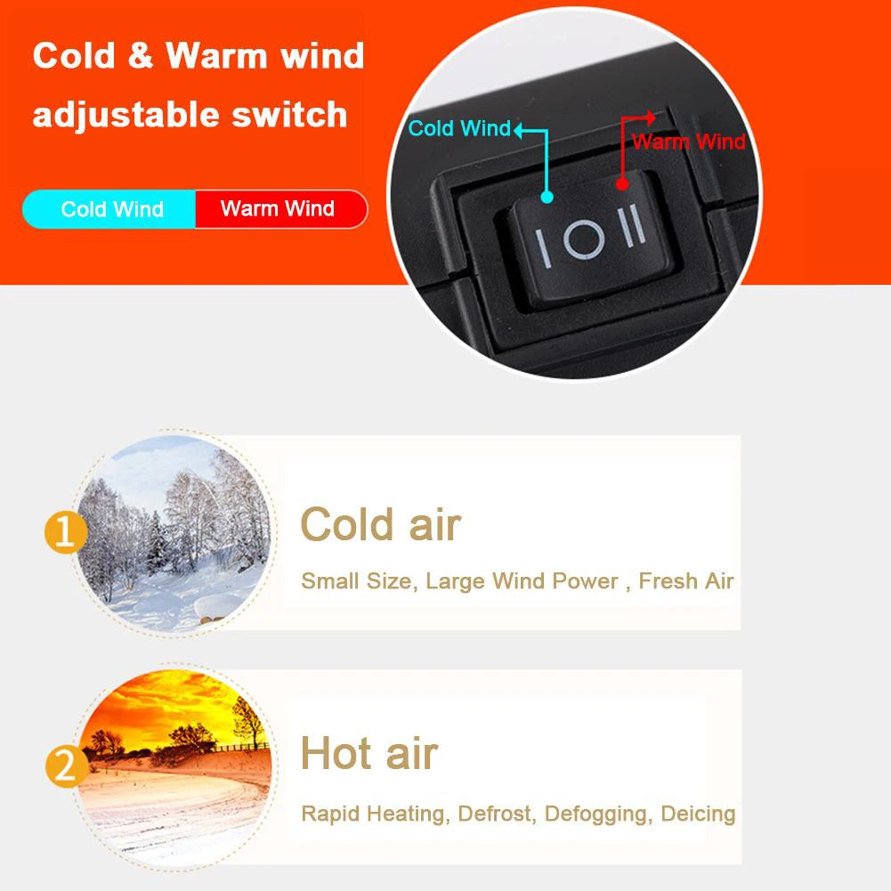ڵ     Demisting Defroster ڵ Ʈ 12/24V ڵ Ÿϸ