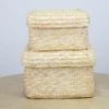 Seagrass Storage Basket Rattan Snack Container For Family GIft 6