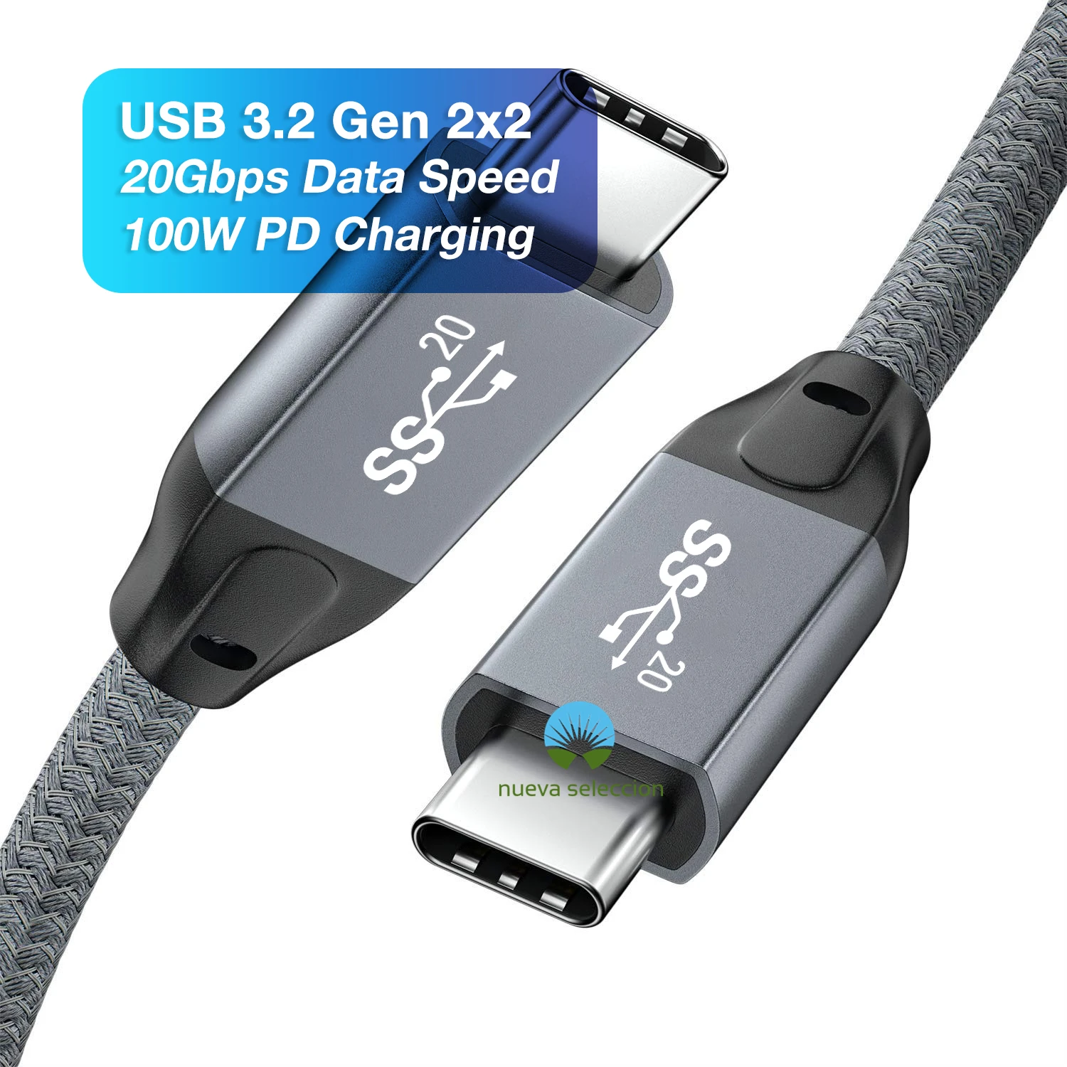 Tanie USB 3.2 Gen 2x2 20 gb/s USB-C do USB-C kabel