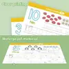 Montessori Tracing Practice Flash Cards for Preschoo Kindergarten Toddlers 3-6 Handwriting Chart Magic Practice Copybook 4