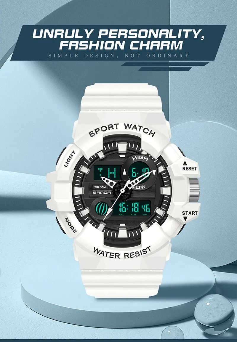 Wristwatch for Men Women Lover Military Watches Clock Women's Men's Digital Watch Quartz Steeldive Waterproof Dropshipping