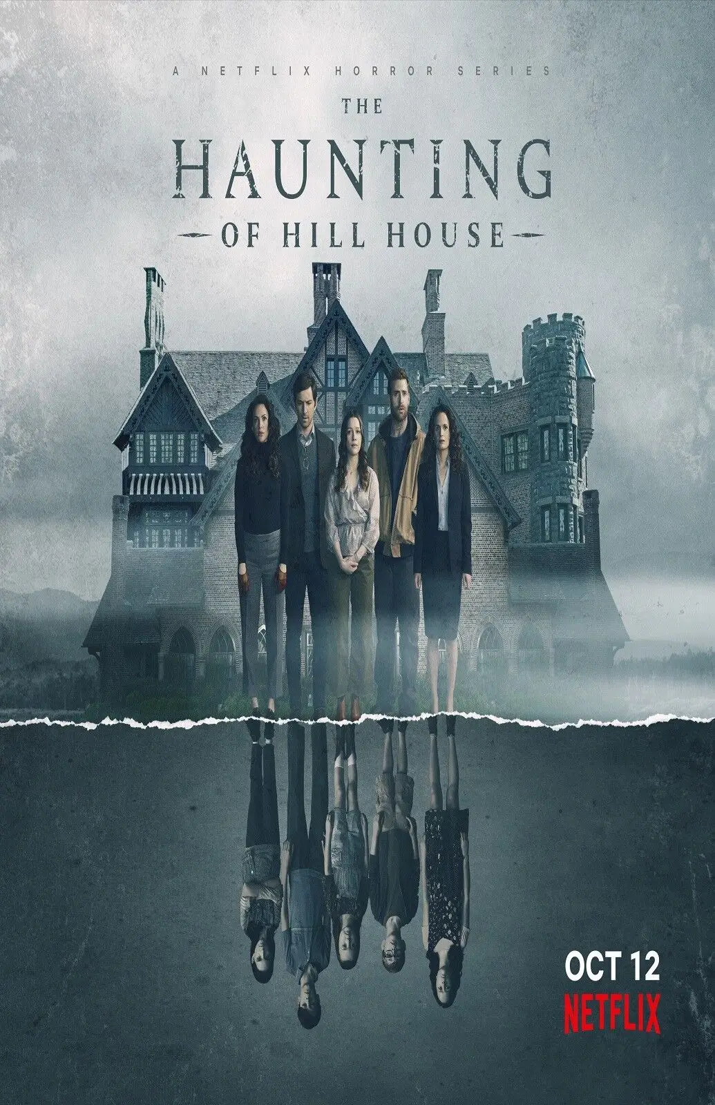 The Haunting Of Hill House Netflix Movie Print Art Canvas Poster Per Soggiorno Decor Home Wall Picture