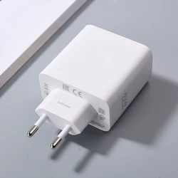 80W SuperVooc Charger with USB Type - C Cable - Super Fast Charging Adapter - EU Charger Only