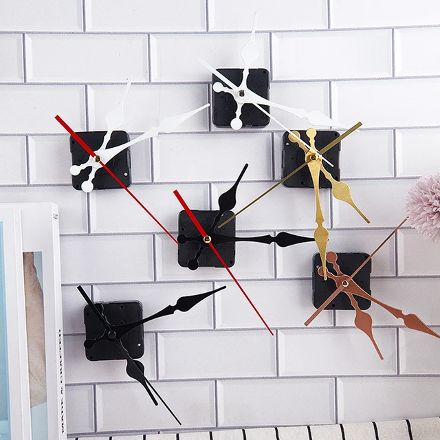 1 Beállítva Függő Csendes Kvarc Óra Mozgás Falóra Kiegészítők Diy Kézműves Kézzel Készített Alkatrészek - Image 3