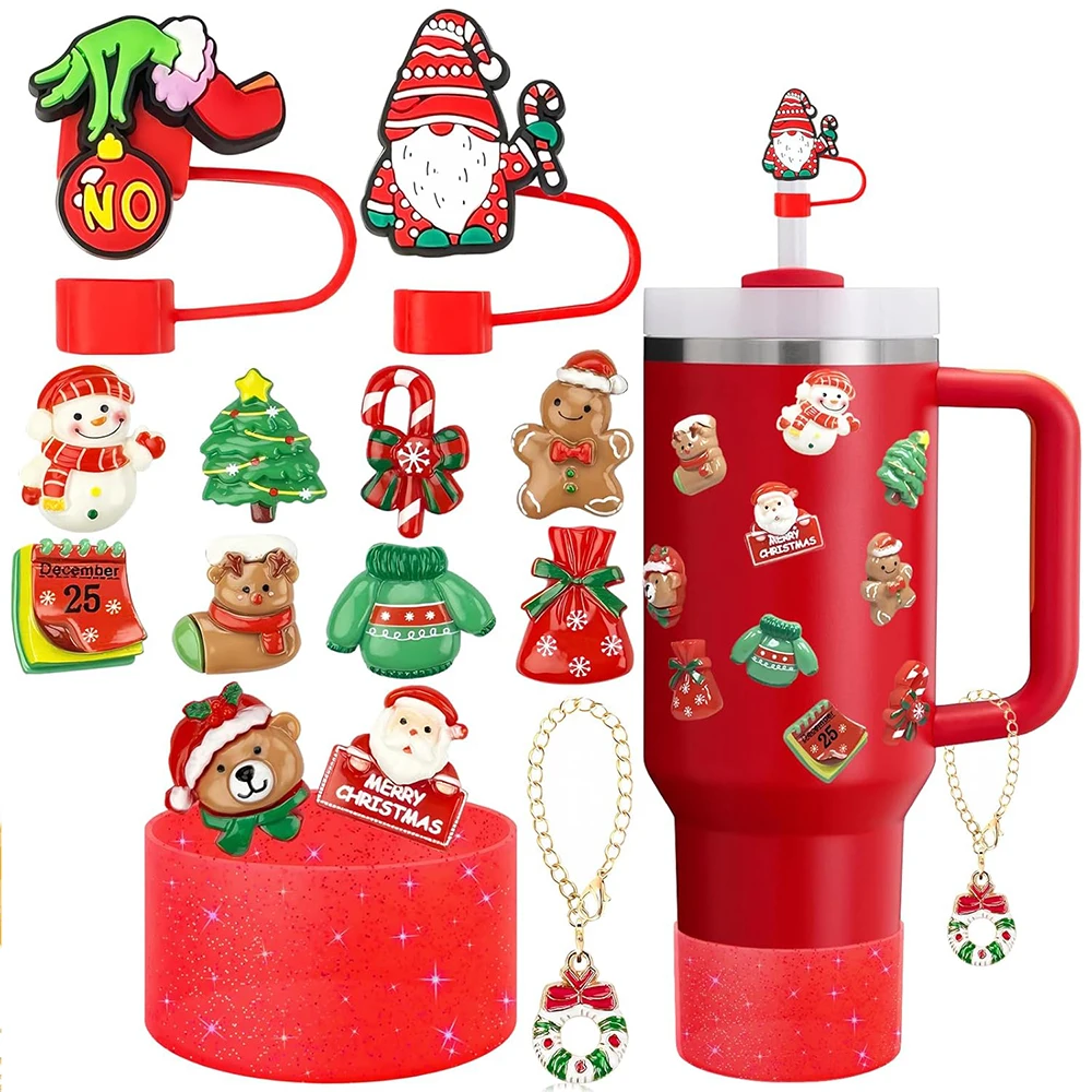 Set Accessori Per Tazza Stanley 30-40 Oz Con Manico - Include Coperchio In Silicone, Tappo Anti-spillo, Charm Iniziali E Adesivi (Viola M) - 4