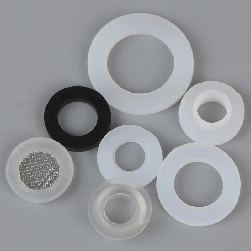 Dual-Tone Rubber and Silicone Flat Gasket Sealing Ring