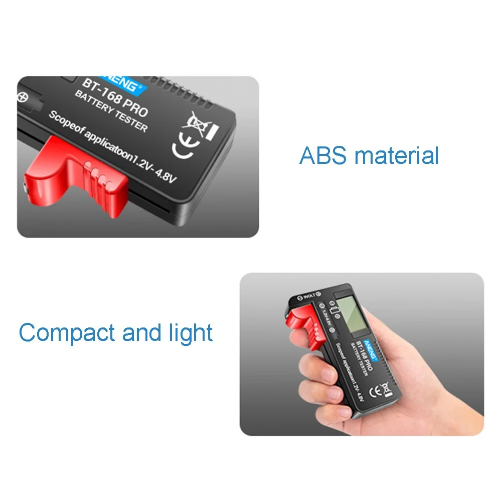 ANENG BT-168 PRO Battery Tester Digital Display Battery Meter Voltage Tester Electrical Analysis Instruments Measurement battery tester voltage tester